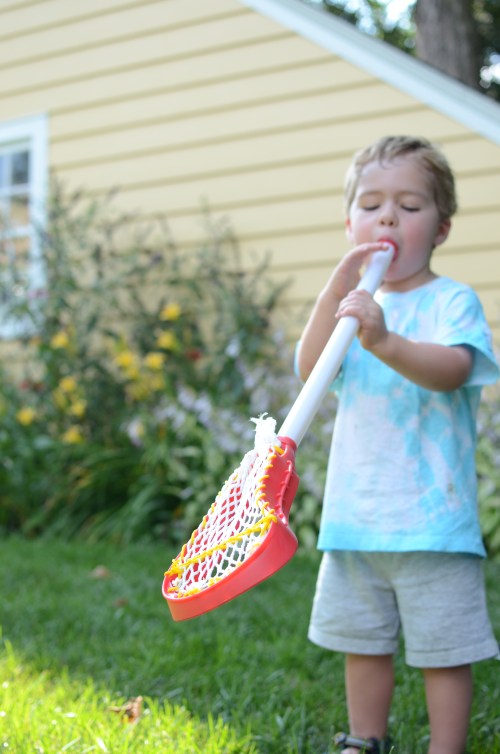 At least he is showing interest!  Day 4/365